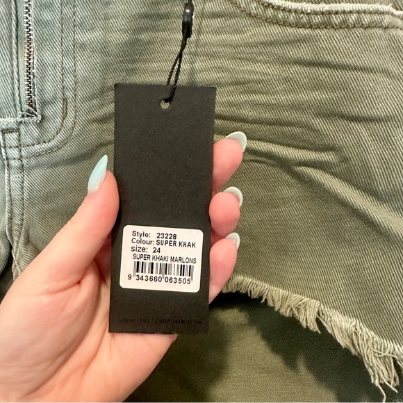 NWT One Teaspoon Super Khaki Marlons Shorts Size 24 - Picture 7 of 7